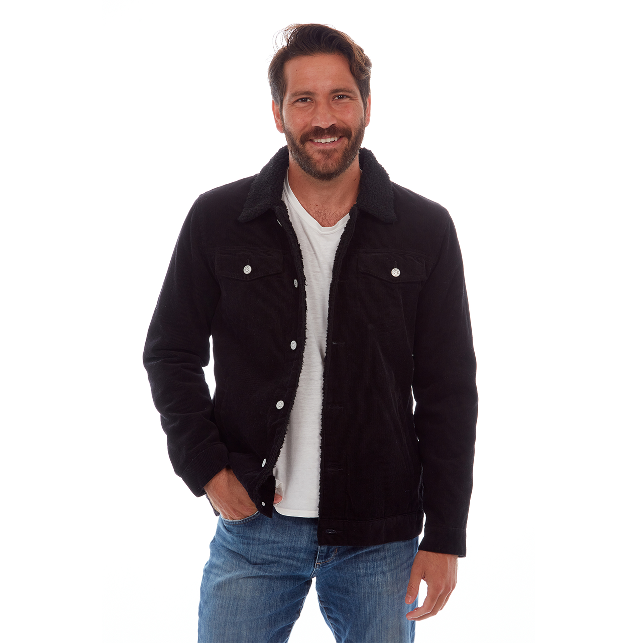 Kolton Corduroy Aviator Jacket