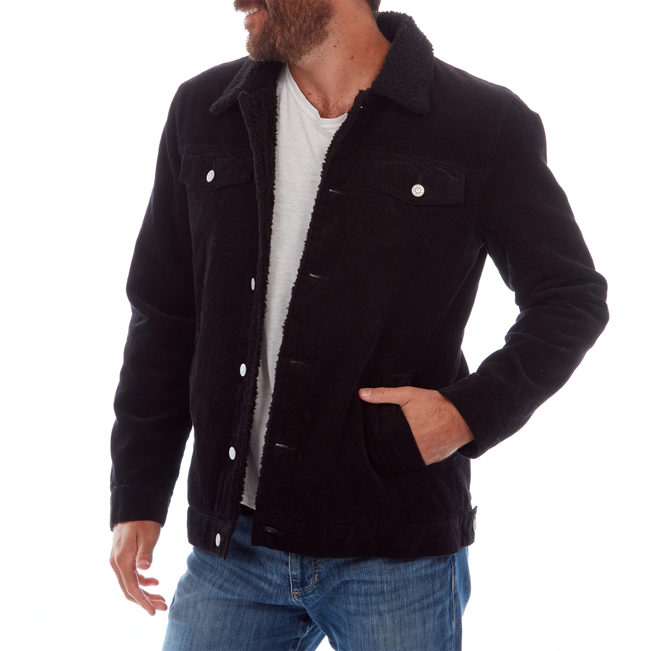 Kolton Corduroy Aviator Jacket