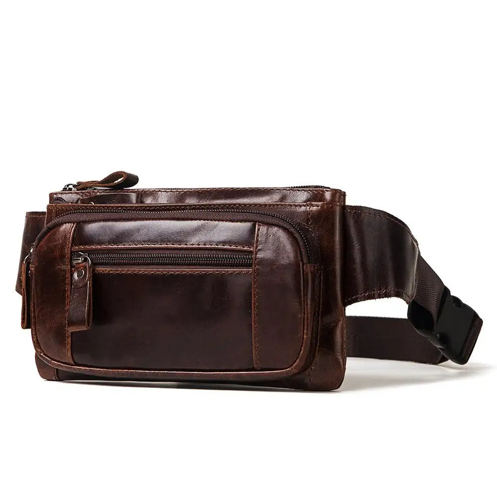 HUMERPAUL Genuine Leather Chest bag