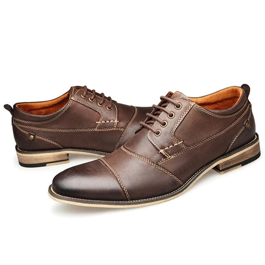 YIGER Handmade genuine leather shoes