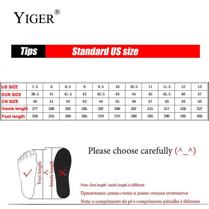 YIGER Handmade genuine leather shoes