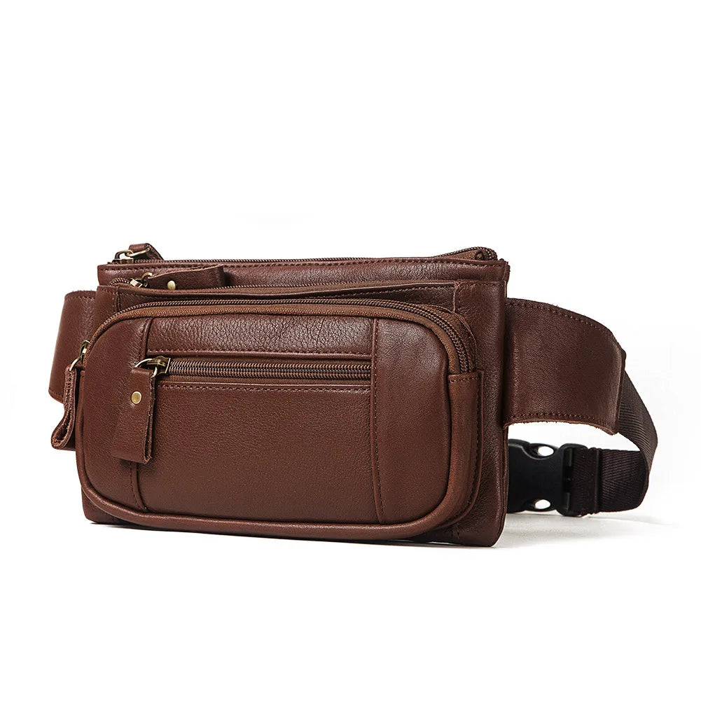 HUMERPAUL Genuine Leather Chest bag
